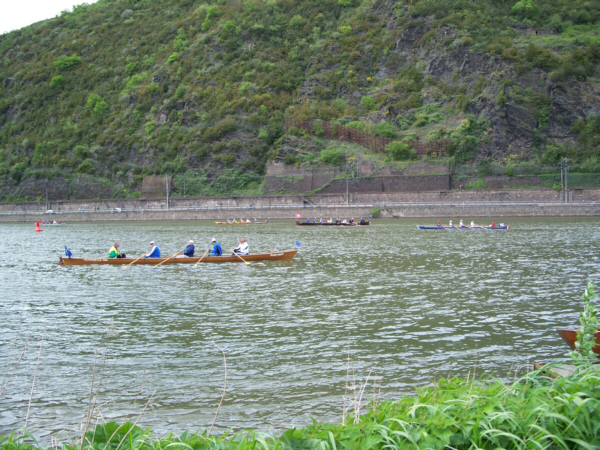 Friday: Rowing from the rowing club Treis-Karden to Oberfell